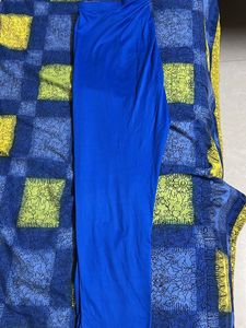 Royal Blue Comfort Ankle Length Leggings