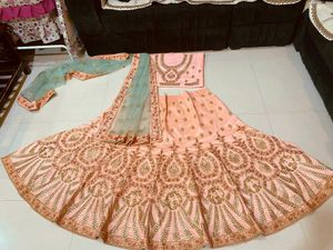 Beautiful lahanga choli with dupatta