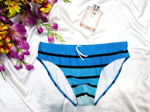 🇳🇿💫🎀Men's Blue Striped Swim Briefs