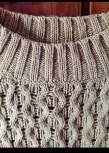 Olive Green Textured Sweater