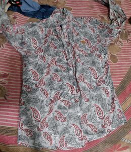 Men's Paisley Print Casual Shirt 2
