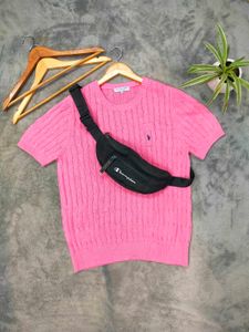 US Polo Cable Knit tshirt