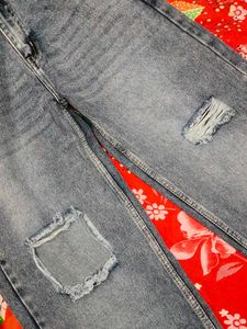 shein blue denim jeans new with tag