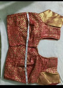 Stunning Red &amp; Gold Silk Saree
