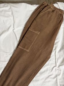 Pull &amp; Bear Brown Cargo Pants Original | Size L