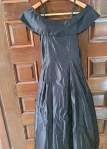 Elegant Black Off-Shoulder Dress