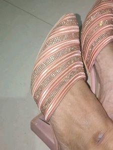Embellished Velvet Slip-On Flats