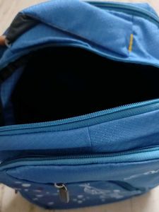 Stylish Blue Backpack - School Bag
