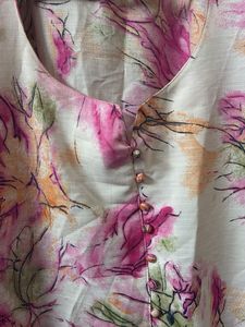 Beautiful Floral Print Kurta