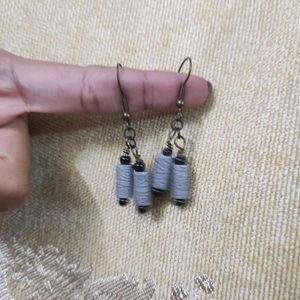 Handmade Beaded Necklace and Earrings Set