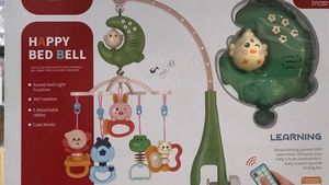 Luvlap Musical Cot Mobile Crib Bed Bell Hanging