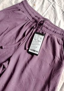 Retro Diamond Pattern Wide Leg Pants