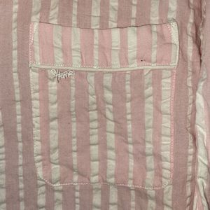 Pink Striped Shirt