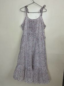 Floral Tiered Midi Dress