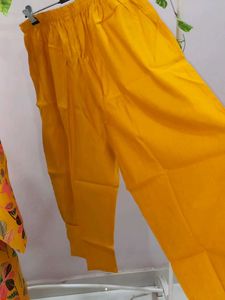 Very Graceful Yellow Golden Suit Set