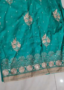 Beautiful Teal Embroidered Kurta