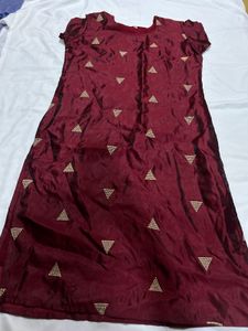 Elegant Maroon Kurta