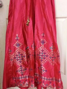 Ethenic Long Pink Coat