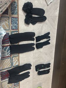 5 pair of black socks for women