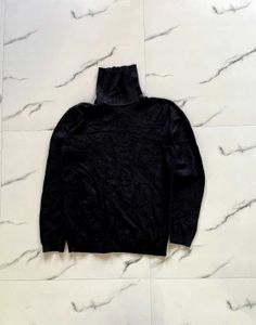 Black Turtleneck Sweater