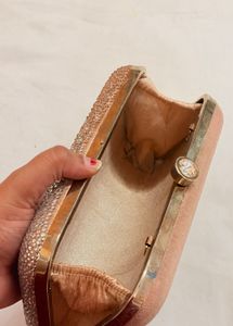 Sparkling Embellished Hand Clutch Bag