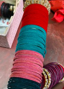 Assorted Bangles Set with Jewelry Box