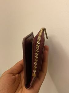 MNG Burgundy Croc Wallet