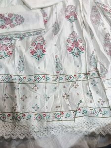 White Embroidered Kurta Set