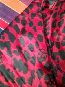 Alexander MqueenRed Leopard Print Bomber Jacket