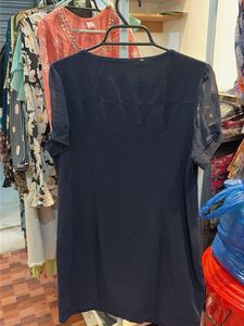 Chic Navy Blue Tunic Dress