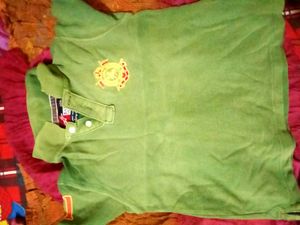 Green Bare Denim Shirt
