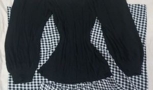 black fitted top🕷️
