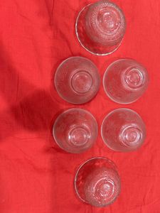 Set of 6 Vintage Glass Bowls