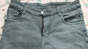 Wide Leg Denim Pants