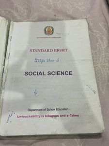 Social Science Book for Class 8