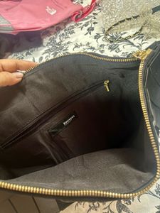 Authentic Bonispax Black Geometric Clutch Bag