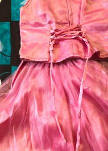 Pink Sequin Lehenga Set