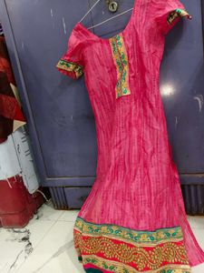 Designer Plazo With Shine Kurti
