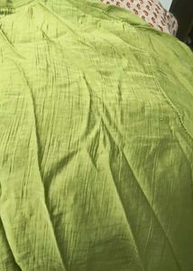 Green shirt with embroidery