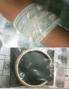 Sparkling Crystal Bangles & Choker Set
