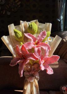 Crocheted Flower Bouquet