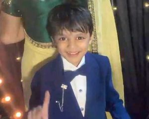 3 Pics Suit With Boo For Boys Nd Yellow Kurta