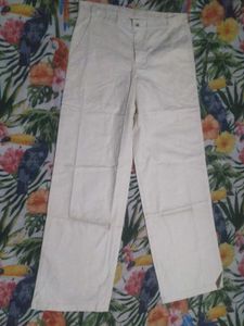 women's Khaki Wide-Leg Pants