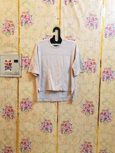 🇳🇿💫🎀High low pattern Urban Threads Grey Tees