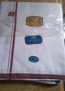2  Pieces  Khadi Cow Brand Dhoti /