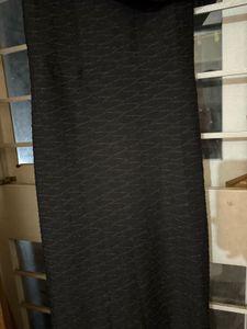Elegant Black Cold Shoulder Maxi Dress
