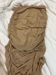 Shein Ruched Mesh skirt&amp;top set