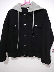 black denim jacket