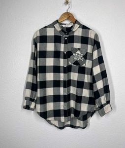 H&M Mickey Mouse Plaid Shirt 🎱✨