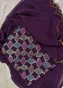 Elegant Purple Saree